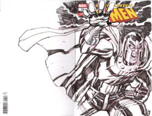 Magneto X-Men Sketch Cover by Eric Canete