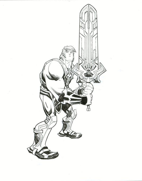 He Man Pin Up-28297 by Andrew Robinson