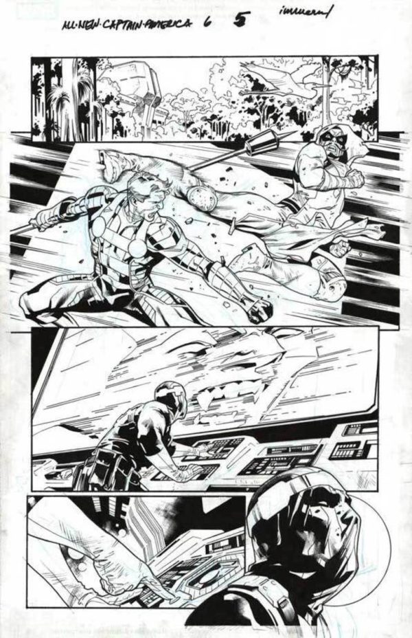 All-New Captain America #6 p.05 by Wade von Grawbadger