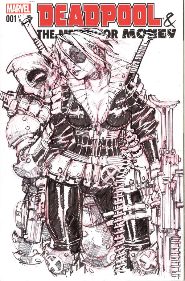 Domino and Deadpool on Deadpool & Merc$ for Money by Eric Canete