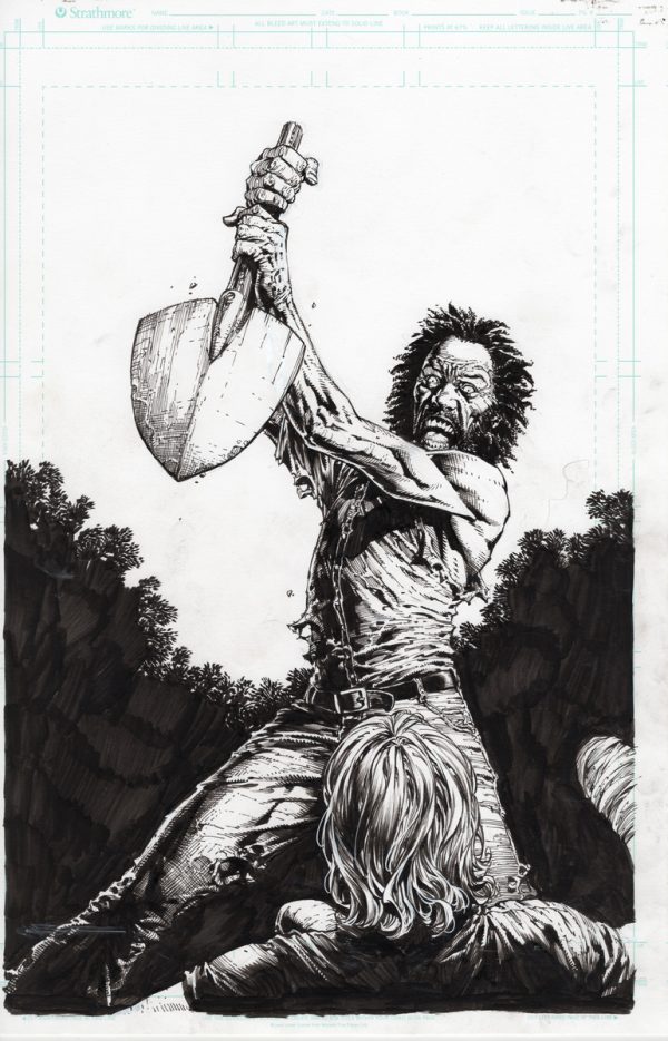 The Walking Dead Deluxe #58 Cover by David Finch
