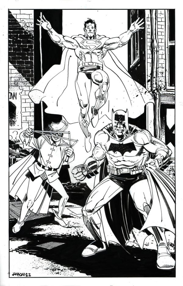 Batman, Robin and Superman by Klaus Janson