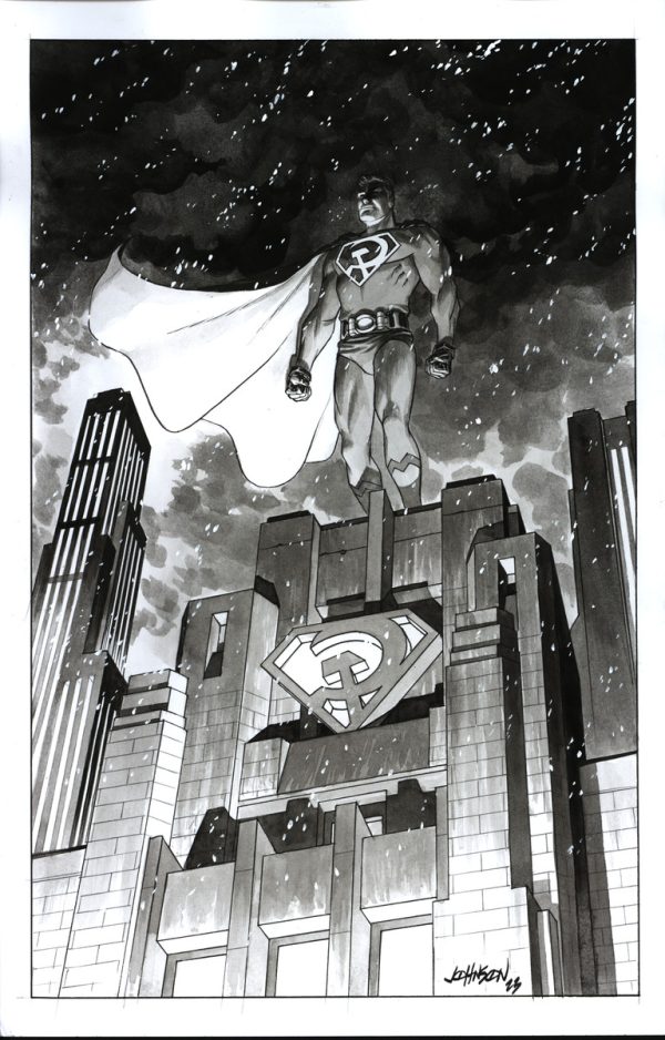 Red Son Superman by Dave Johnson