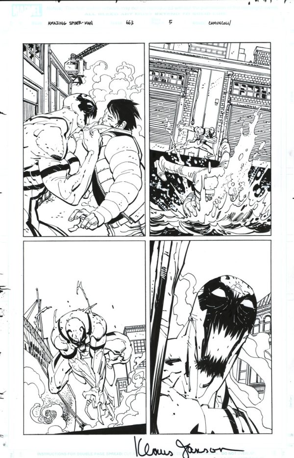 Amazing Spider-Man #663 p.05 by Camuncoli & Janson