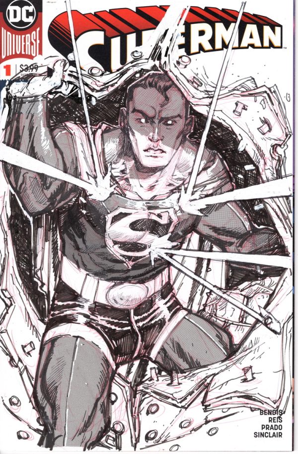 Superman #1 Sketch Cover by Eric Canete