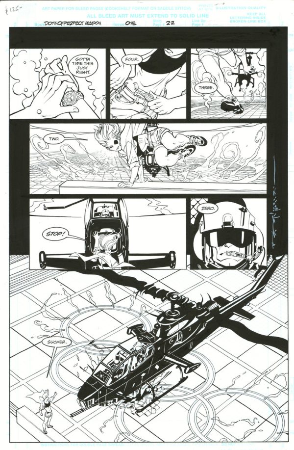 Domino: Perfect Weapon (Part 1) #1 Page 22 by Brian Stelfreeze