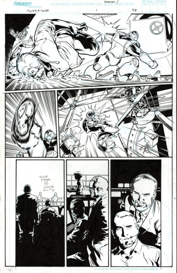 Superstar #1 p.38 by Stuart Immonen and Wade von Grawbadger