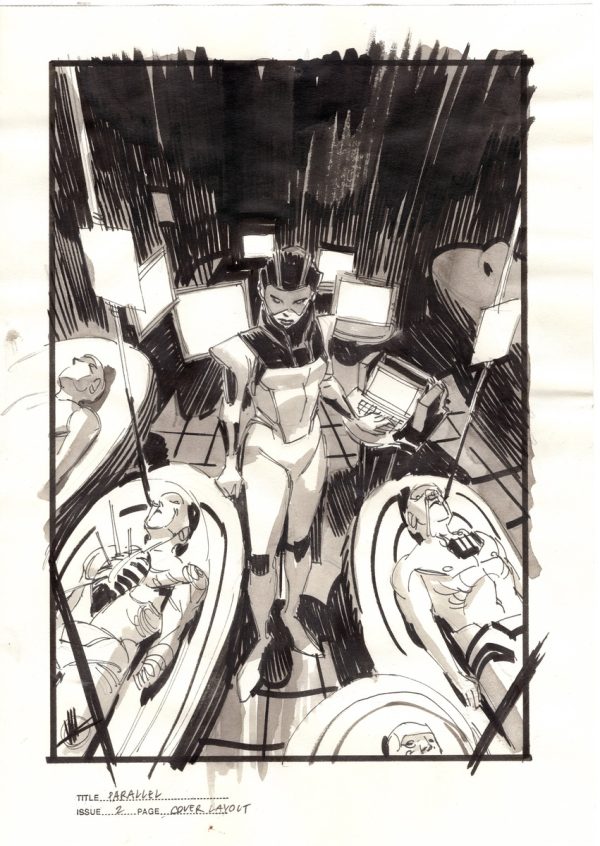 Parallel #2 Cover art Preliminary by Matteo Scalera