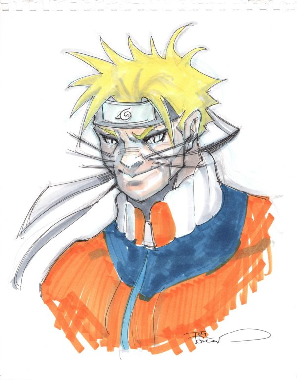 Naruto Marker Sketch by Tim Townsend