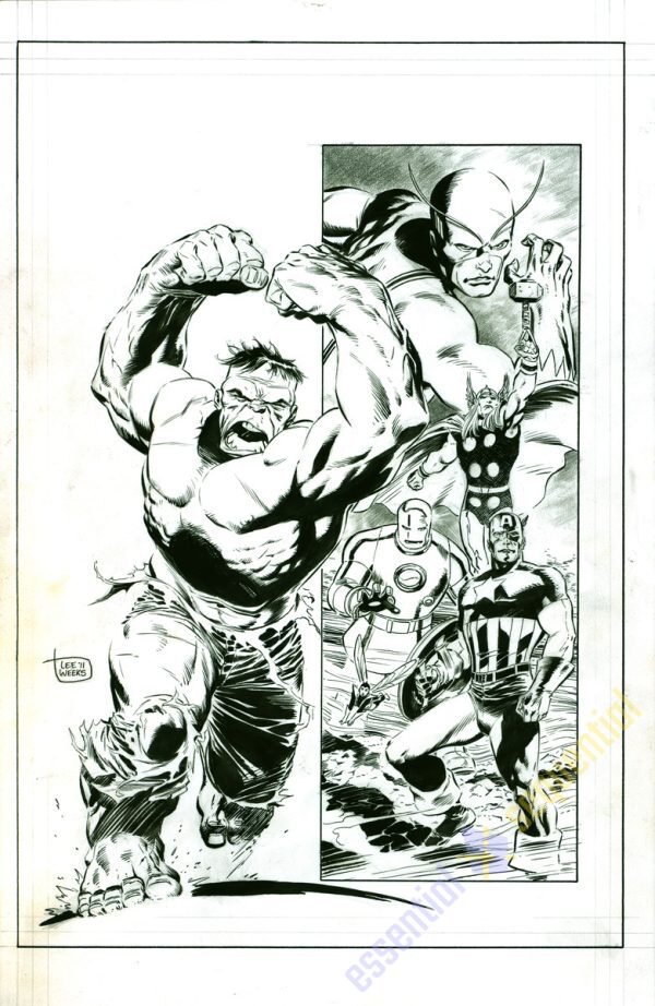 Hulk Smash The Avengers #1 by Lee Weeks