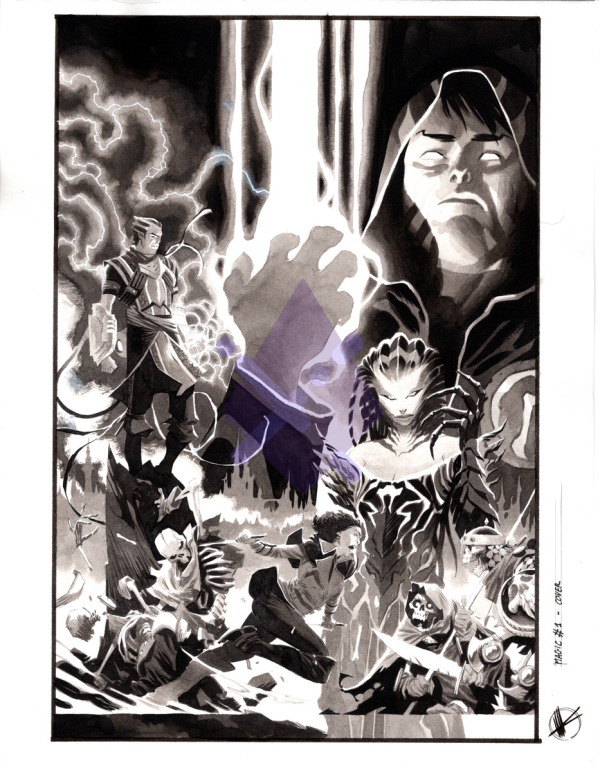 Magic the Gathering #1 Cover by Matteo Scalera