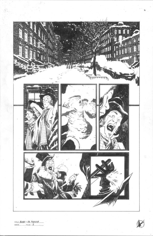 Batman: One Bad Day-Mr. Freeze #1 p.05 by Matteo Scalera