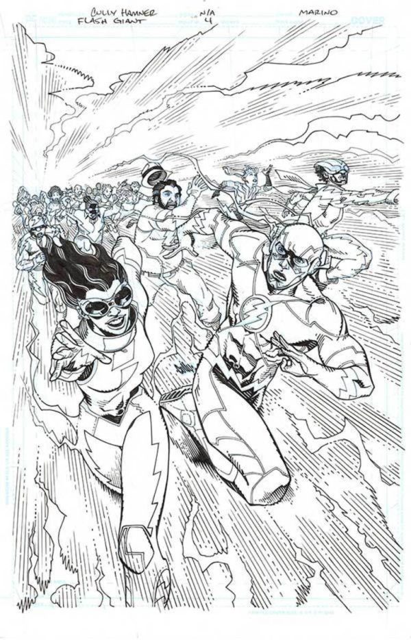 Flash Giant #4 Cover by Cully Hamner