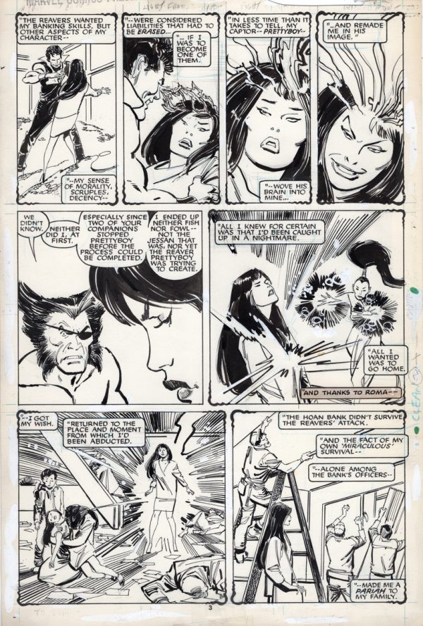Marvel Comic Presents Wolverine  Pg 3 by Buscema & Janson