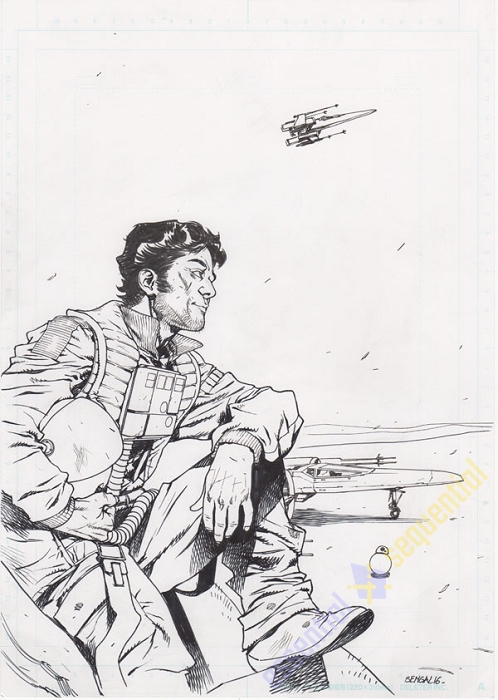 Poe Dameron #1 Variant Cover by Bengal