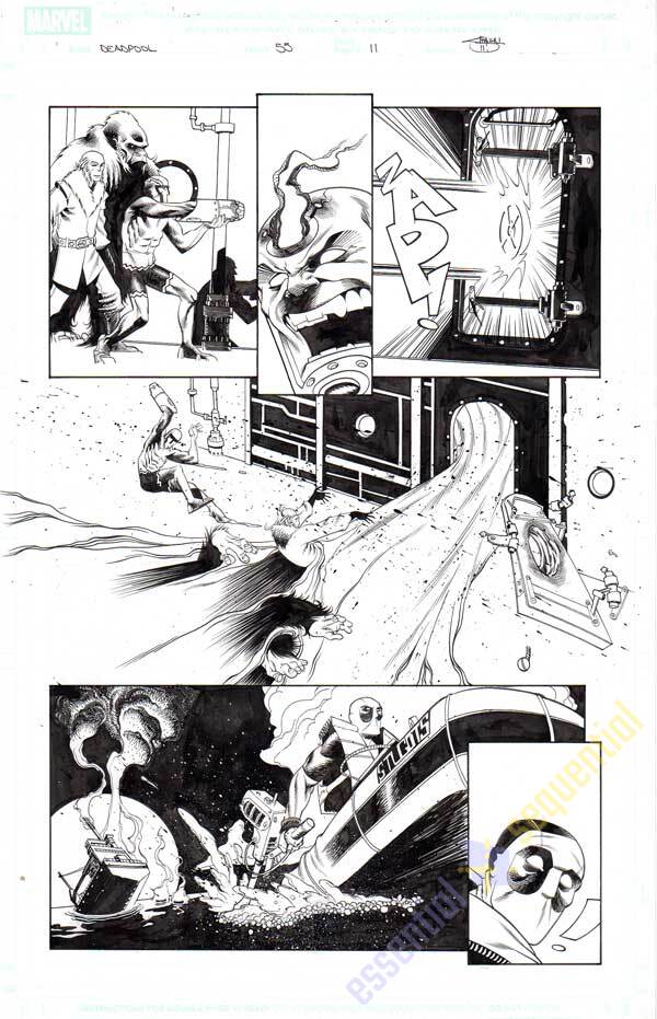 Deadpool Issue 55 p.11 by Shawn Crystal