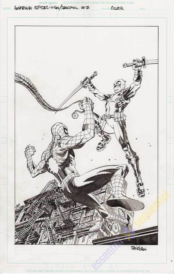 Amazing Spiderman/Deadpool #7 Cover by Dan Panosian