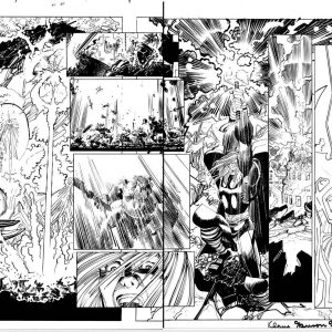 Thor #12 p.32-33 by Romita Jr. & Klaus Janson