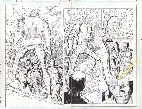 Avengers #6 p.02-3 by Klaus Janson