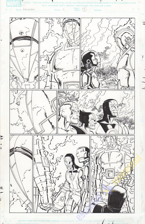 Avengers #6 p.05 by Klaus Janson