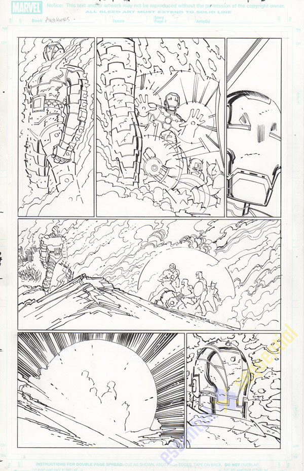 Avengers #6 p.07 by Klaus Janson