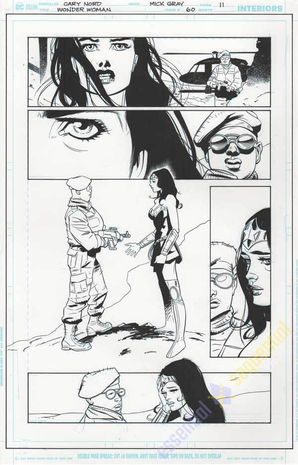 Wonder Woman #60 p.11 by Cary Nord