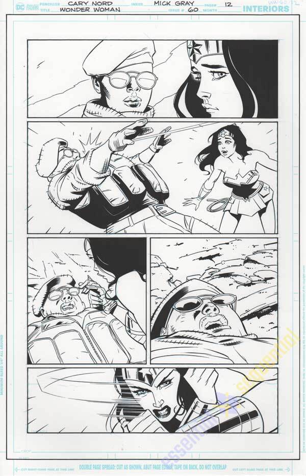 Wonder Woman #60 p.12 by Cary Nord