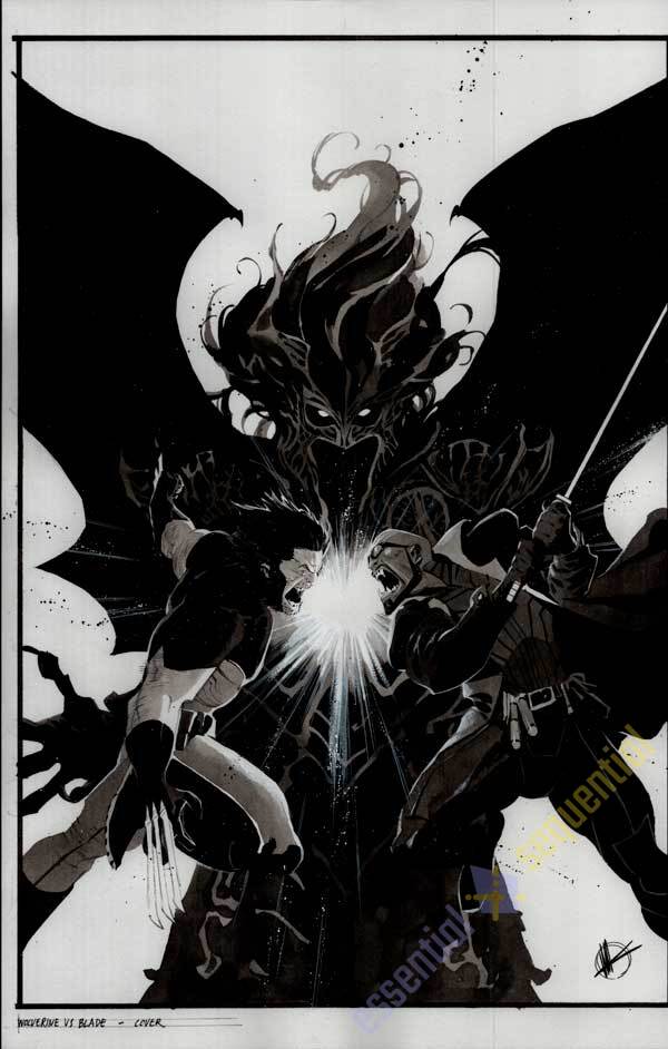 Wolverine vs Blade #01 COVER by Matteo Scalera
