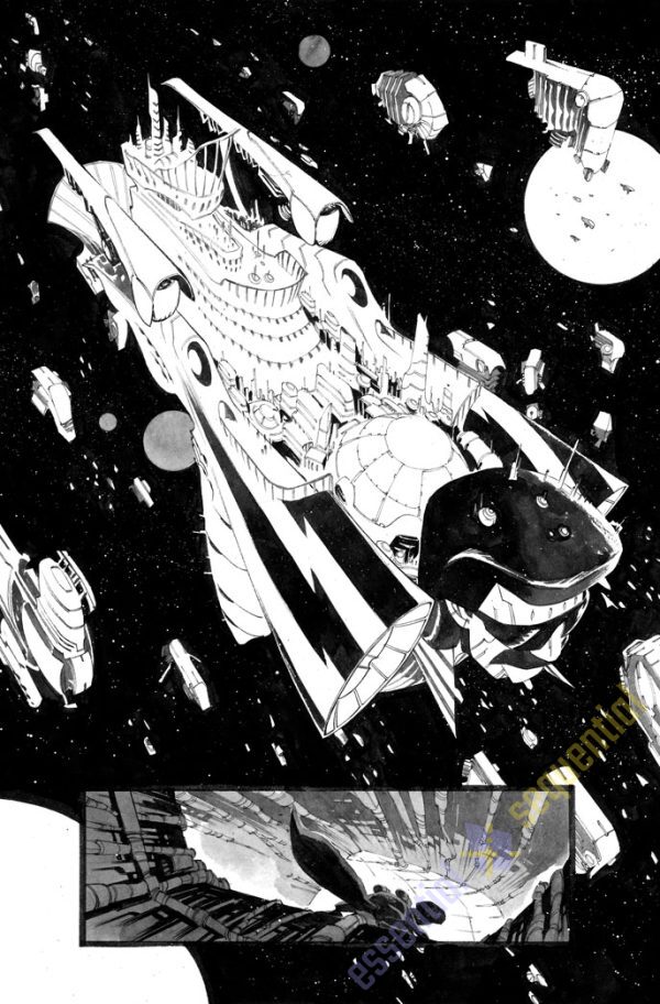 Space Bandits #1 p.01 by Matteo Scalera