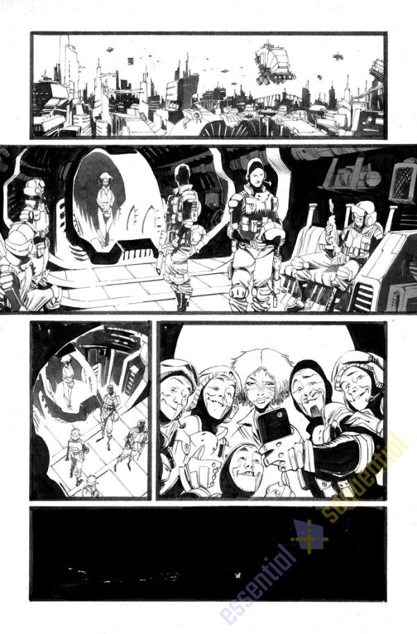 Space Bandits #1 p.14 by Matteo Scalera