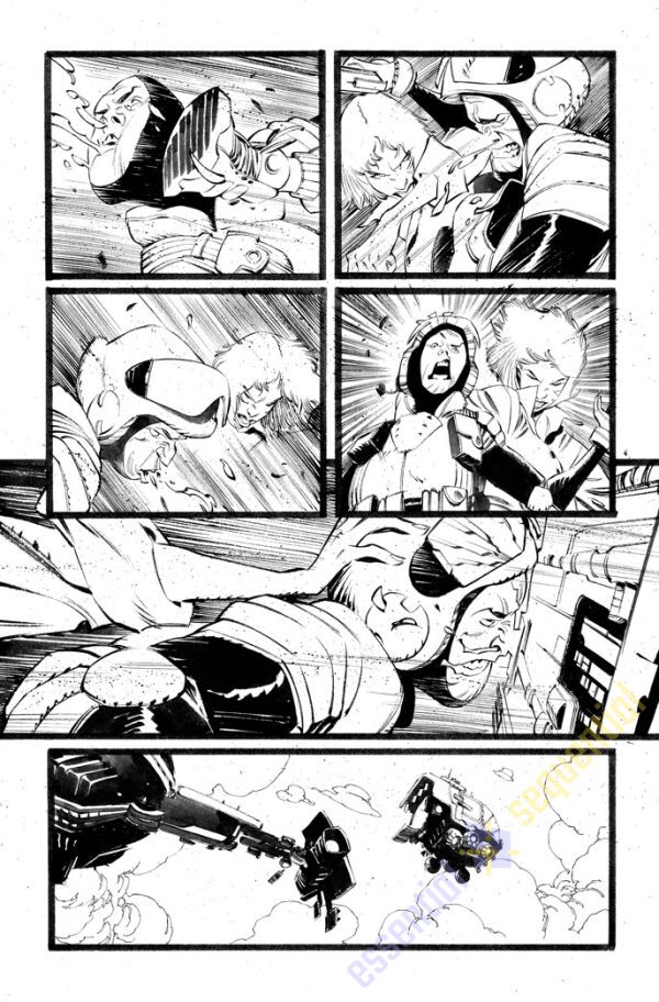 Space Bandits #1 p.16 by Matteo Scalera