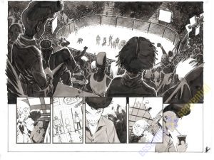 Space Bandits #2 p.12-13 by Matteo Scalera