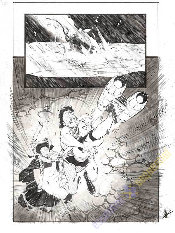 Space Bandits #5 Page 19 by Matteo Scalera