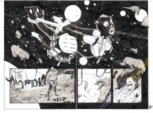 Space Bandits #3 p.16-17 by Matteo Scalera