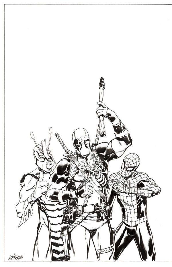 Spider-Man/Deadpool #42 Cover by Dave Johnson