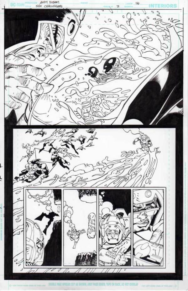 New Challengers #2 p.16 by Andy Kubert & Klaus Janson