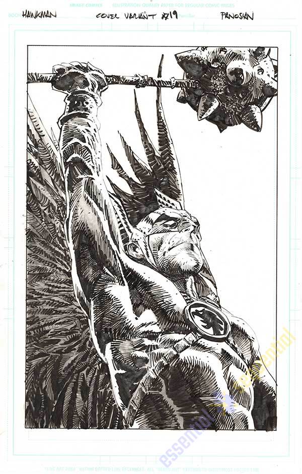 Hawkman #19 Variant Cover by Dan Panosian