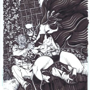 Batman Reptilian #3 Cover by Cully Hamner