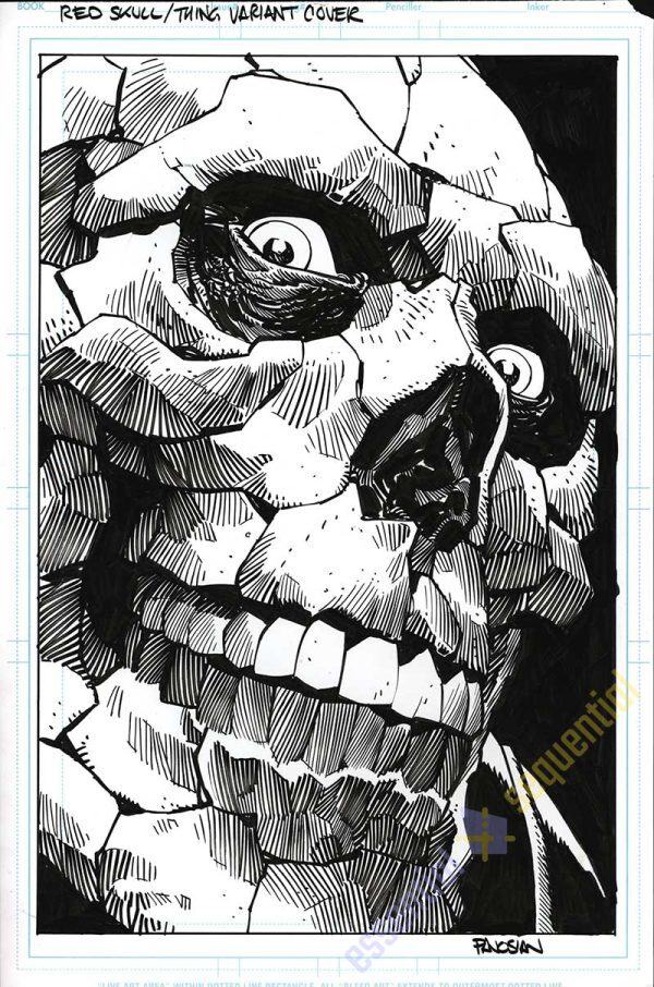 The Thing #2 Variant Cover by Dan Panosian