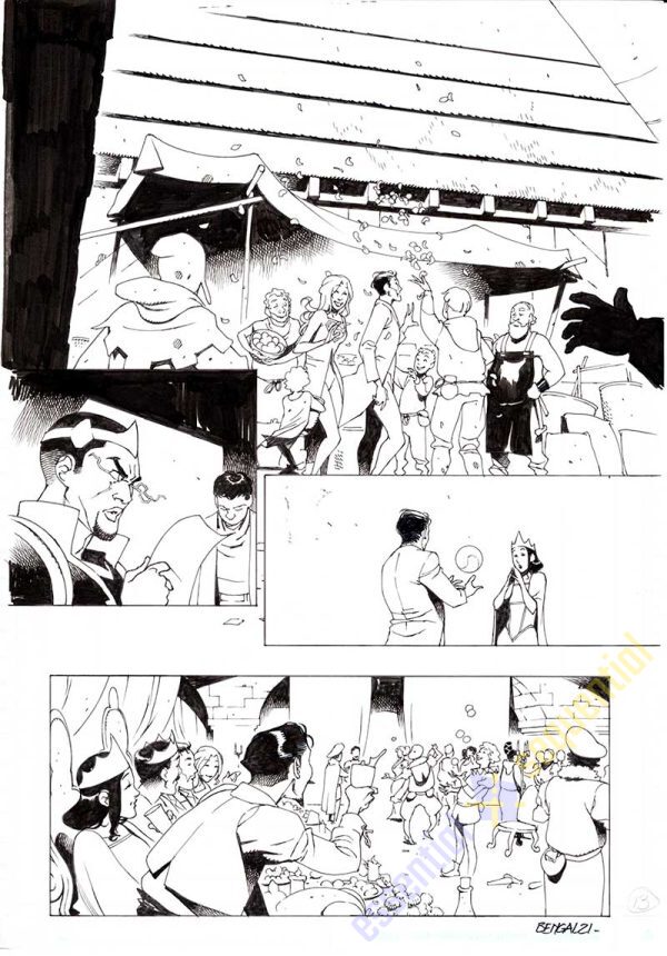 Dark Knights Of Steel #4 p.13 by Bengal