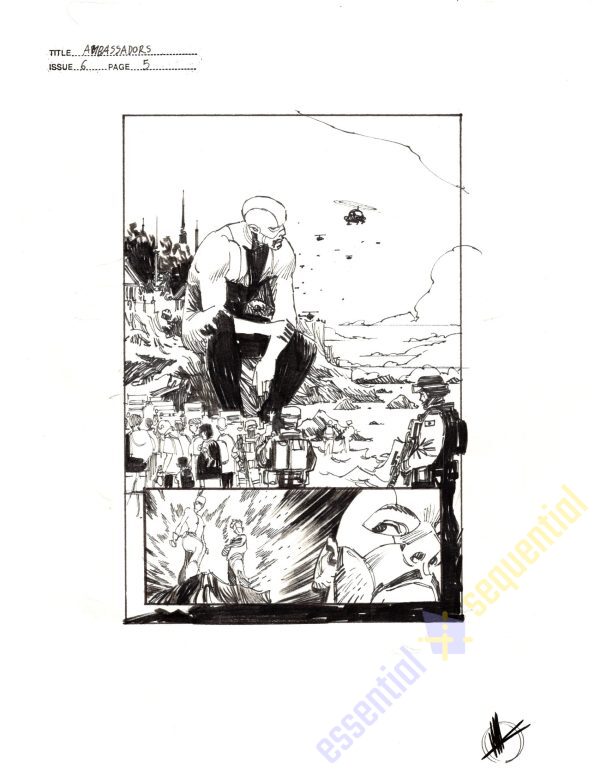 The Ambassadors #6 Prelim p.05 by Matteo Scalera