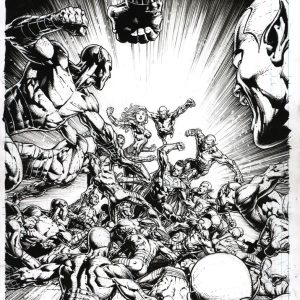 Dceased Dead Planet #7 Cover by David Finch