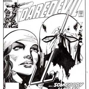 Daredevil #170 Recreation Cover by Klaus Janson