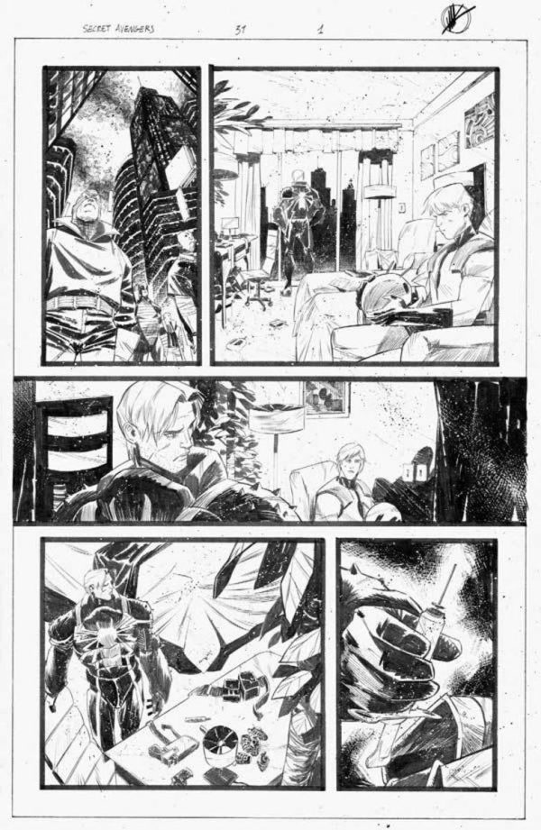 Secret Avengers Issue 31 page 01 by Matteo Scalera