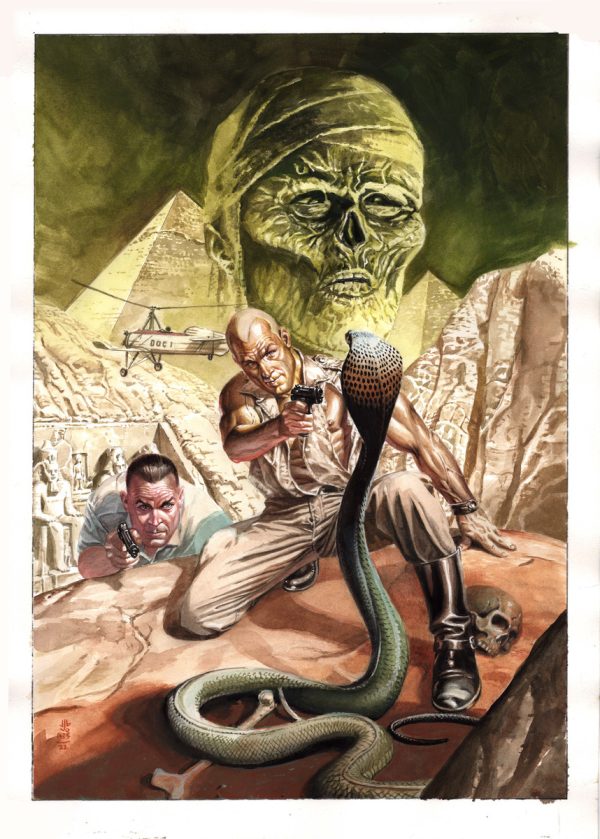 Doc Savage Unused Cover by JG Jones