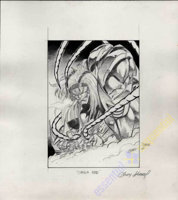 Omega Red Card Art by Andy Kubert