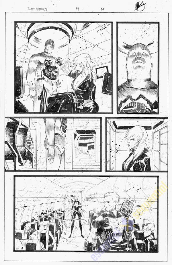 Secret Avengers Issue 31 page 14 by Matteo Scalera