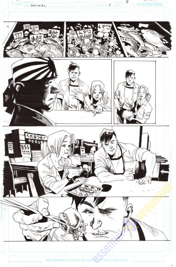 Batgirl #1 Page 7 by Rafael Albuquerque