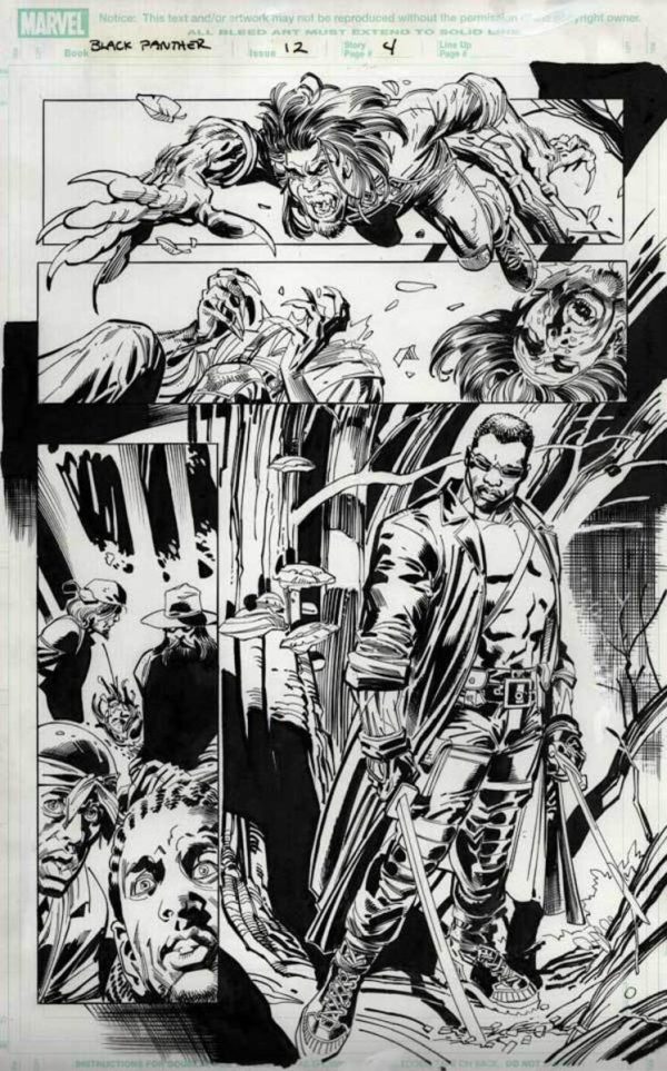 Black Panther #12 p.04 by Scott Eaton & Klaus Janson