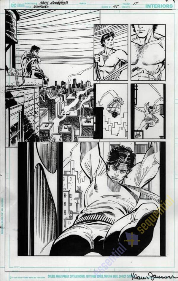 Nightwing 45 p.15 by Chris Mooneyham and Klaus Janson